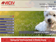 Tablet Screenshot of emergencyvetvolusia.com